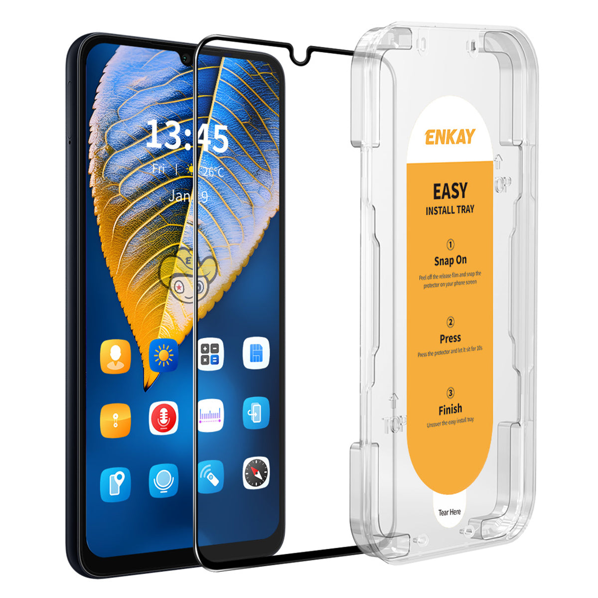 ENKAY HAT PRINCE For Samsung Galaxy A22 4G (EU Version) / F22 Screen Protector Scratchproof High Aluminium-silicon Glass Film ENKAY HAT PRINCE For Samsung Galaxy A22 4G (EU Version) / F22 Screen Protector Scratchproof High Aluminium-silicon Glass Film